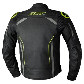 CHAQUETA PIEL S1 MAN NEGRA/FLUOR - Imagen 2