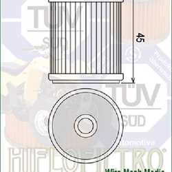 HF142 Filtro aceite HIFLOFILTRO - Imagen 2